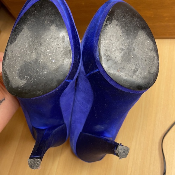 Bebe - Suede Platform Pumps - Picture 8 of 15